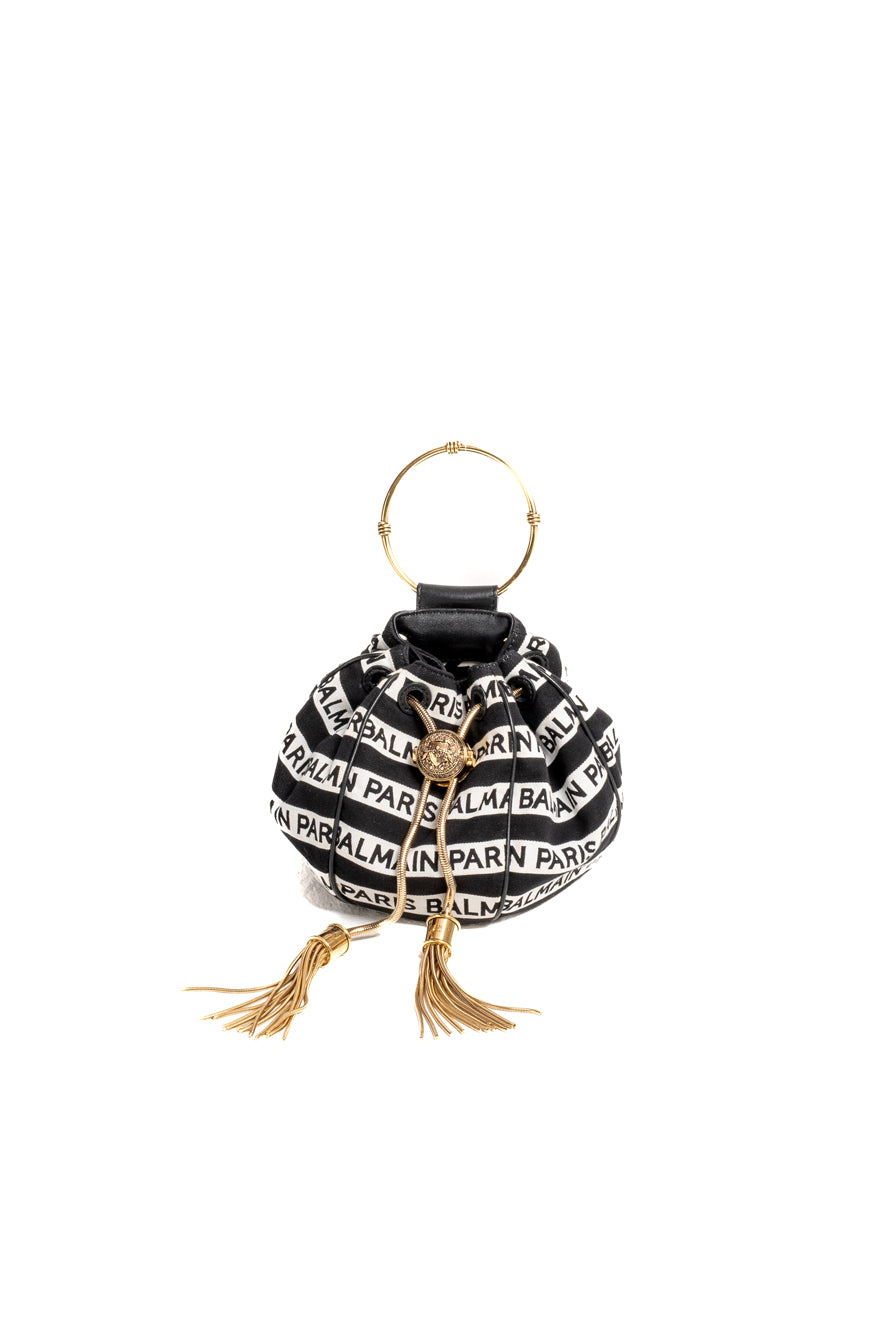 Balmain wristlet tassel bag