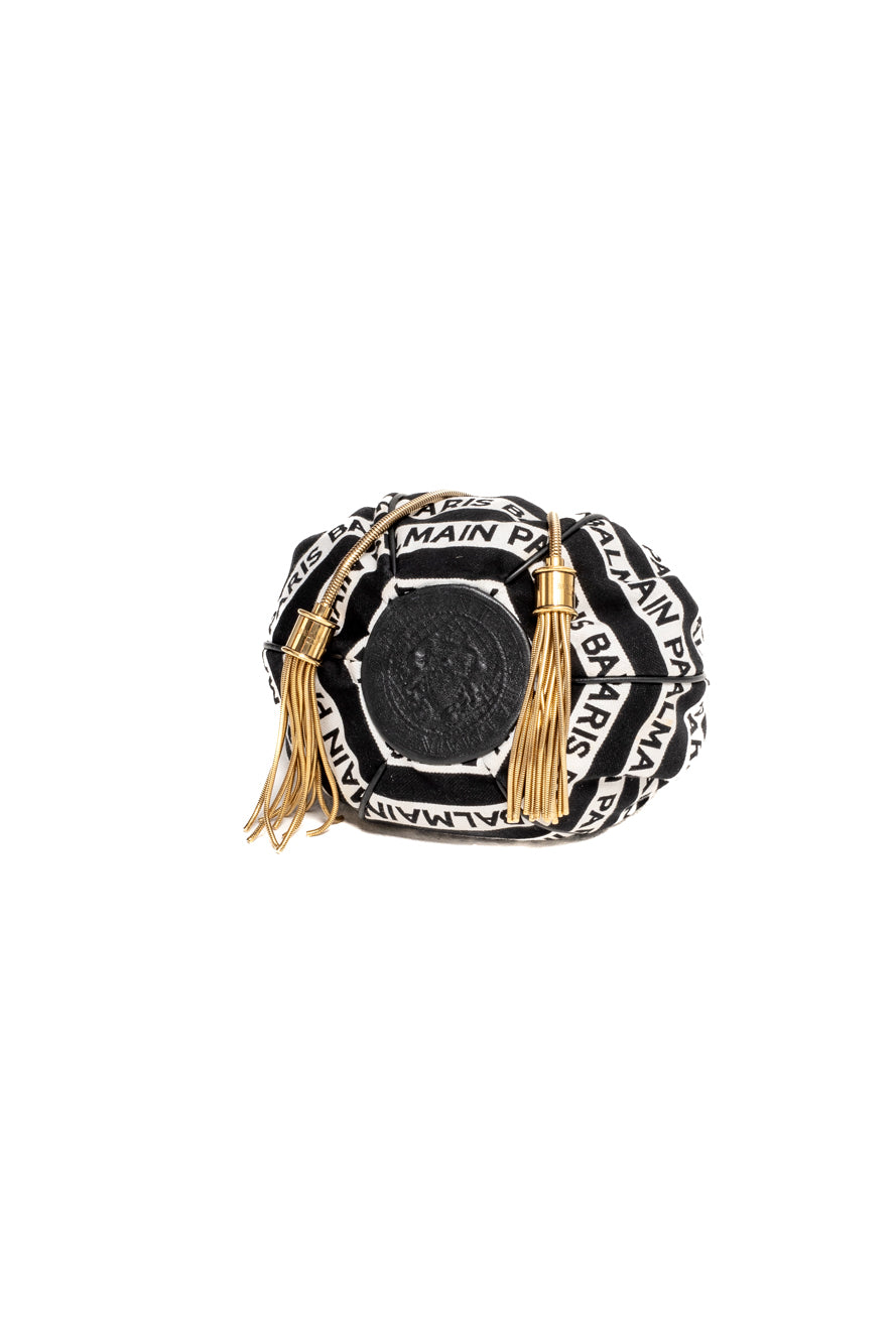 Balmain wristlet tassel bag