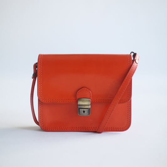 Firenze Leather Bag – Orange